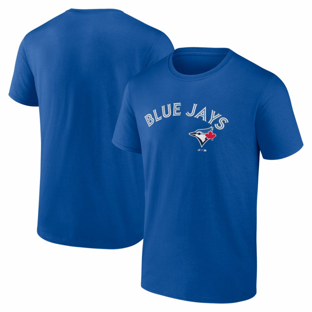 Toronto Blue Jays Logo Athletic Wordmark T-Shirt Royal