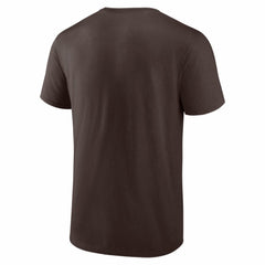 San Diego Padres Logo Athletic Wordmark T-Shirt Brown