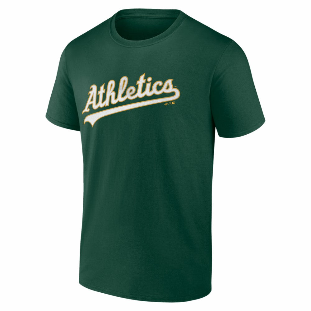 Athletics Logo Athletic Wordmark T-Shirt Green