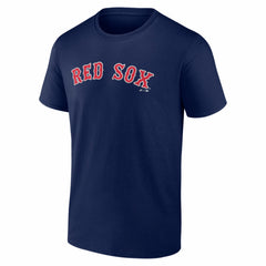 Boston Red Sox Logo Athletic Wordmark T-Shirt Navy