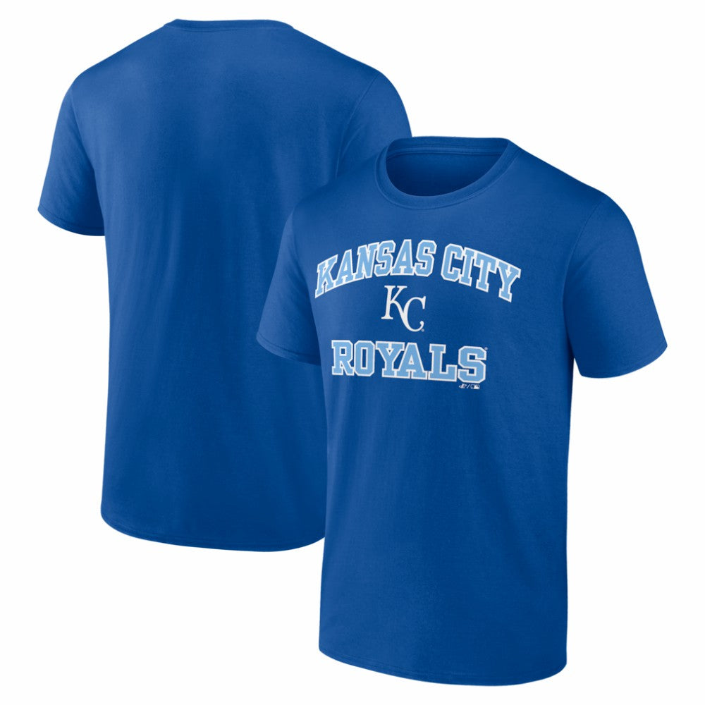 Kansas City Royals Logo Athletic Heart and Soul T-Shirt Royal