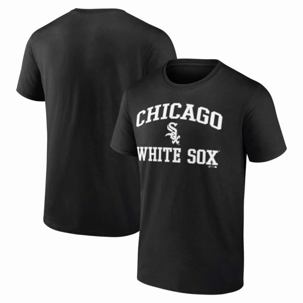 Chicago White Sox Logo Athletic Heart and Soul T-Shirt Black
