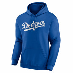 Los Angeles Dodgers Logo Athletic Wordmark Hoodie Royal