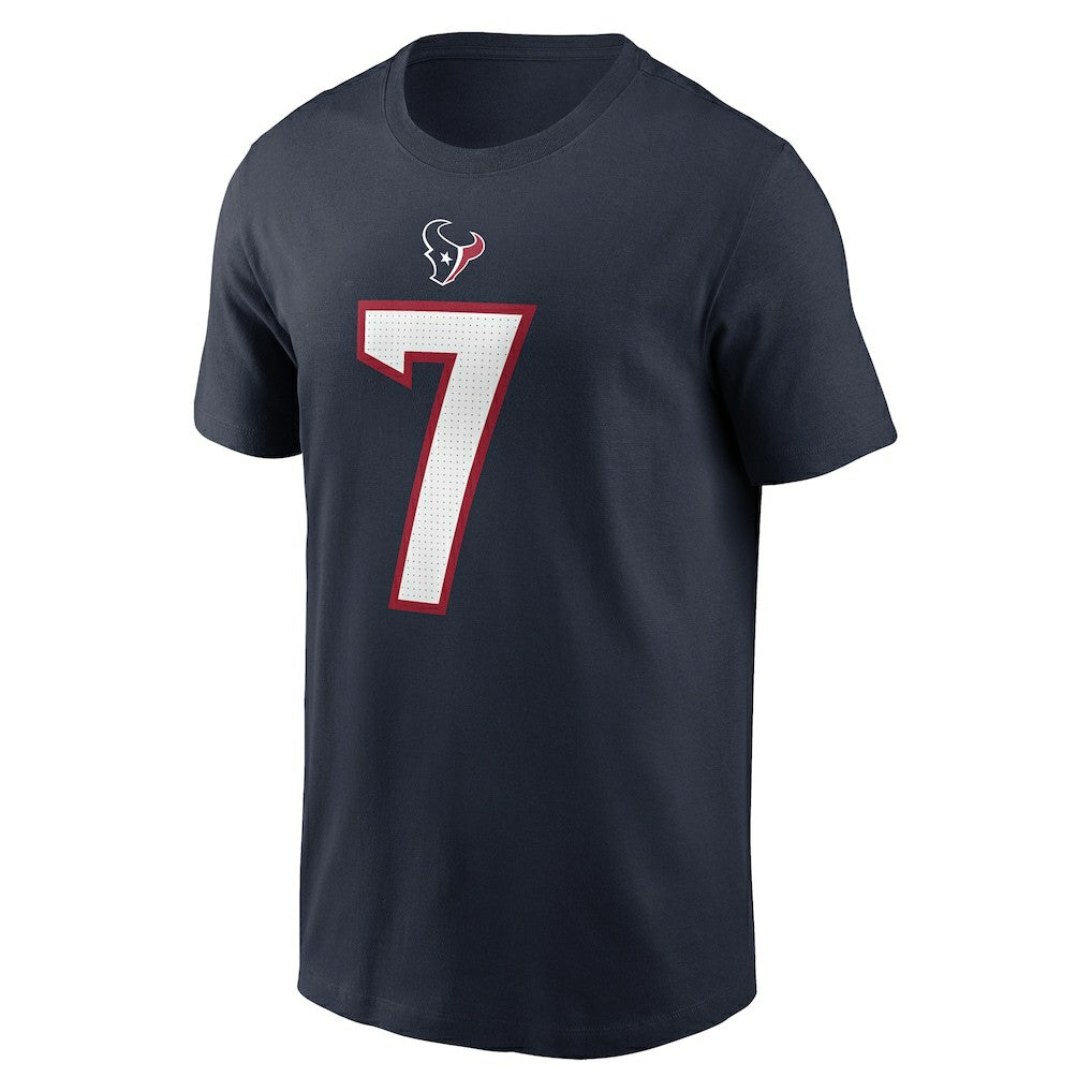 C.J. Stroud Houston Texans Player Name & Number T-Shirt - Navy cheap
