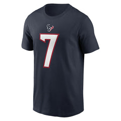 C.J. Stroud Houston Texans Player Name & Number T-Shirt - Navy cheap