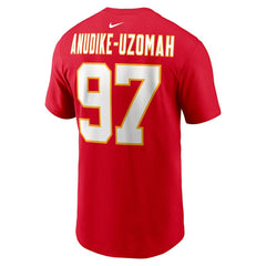 Felix Anudike-Uzomah Kansas City Chiefs Player Name & Number T-Shirt - Red for sale