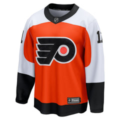 Travis Konecny Philadelphia Flyers Fanatics Home Breakaway Jersey - Orange Jerseys