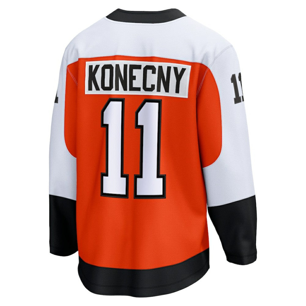 Travis Konecny Philadelphia Flyers Fanatics Home Breakaway Jersey - Orange Jerseys