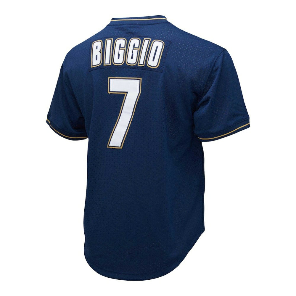 Craig Biggio Houston Astros 1991 Cooperstown Collection Mesh Pullover Jersey Navy