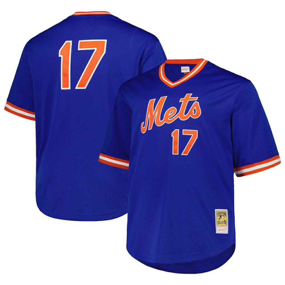 Keith Hernandez New York Mets 1986 Cooperstown Collection Mesh Pullover Jersey Royal