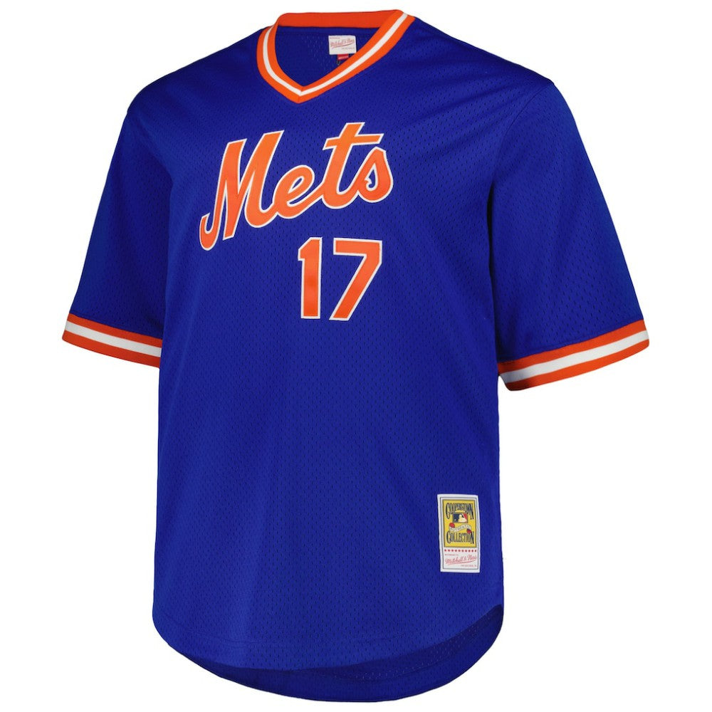 Keith Hernandez New York Mets 1986 Cooperstown Collection Mesh Pullover Jersey Royal