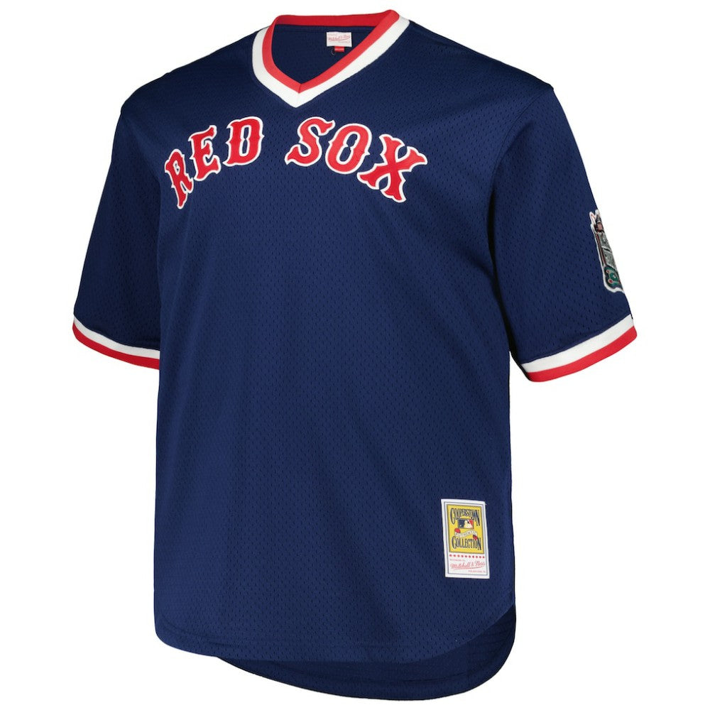 Pedro Martinez Boston Red Sox 1999 Cooperstown Collection Mesh Pullover Jersey Navy