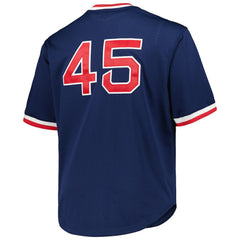 Pedro Martinez Boston Red Sox 1999 Cooperstown Collection Mesh Pullover Jersey Navy