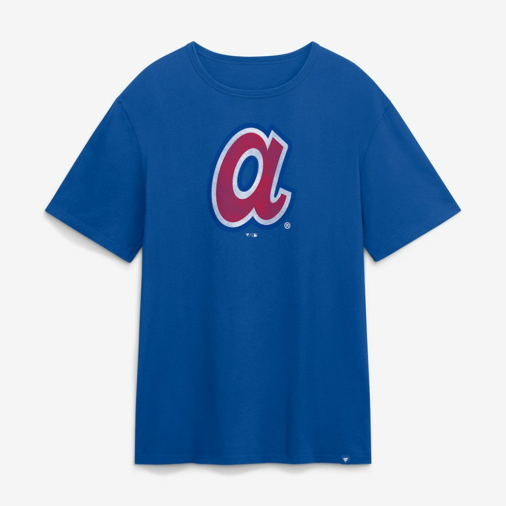 Atlanta Braves Vintage Logo Legacy T-Shirt Royal