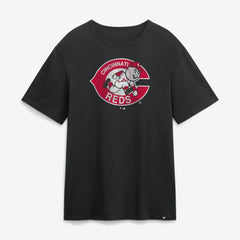 Cincinnati Reds Vintage Logo Legacy T-Shirt Black