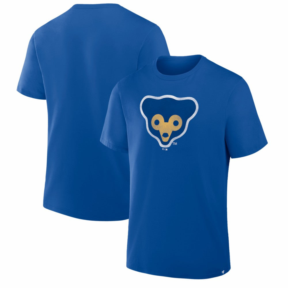 Chicago Cubs Vintage Logo Legacy T-Shirt Royal