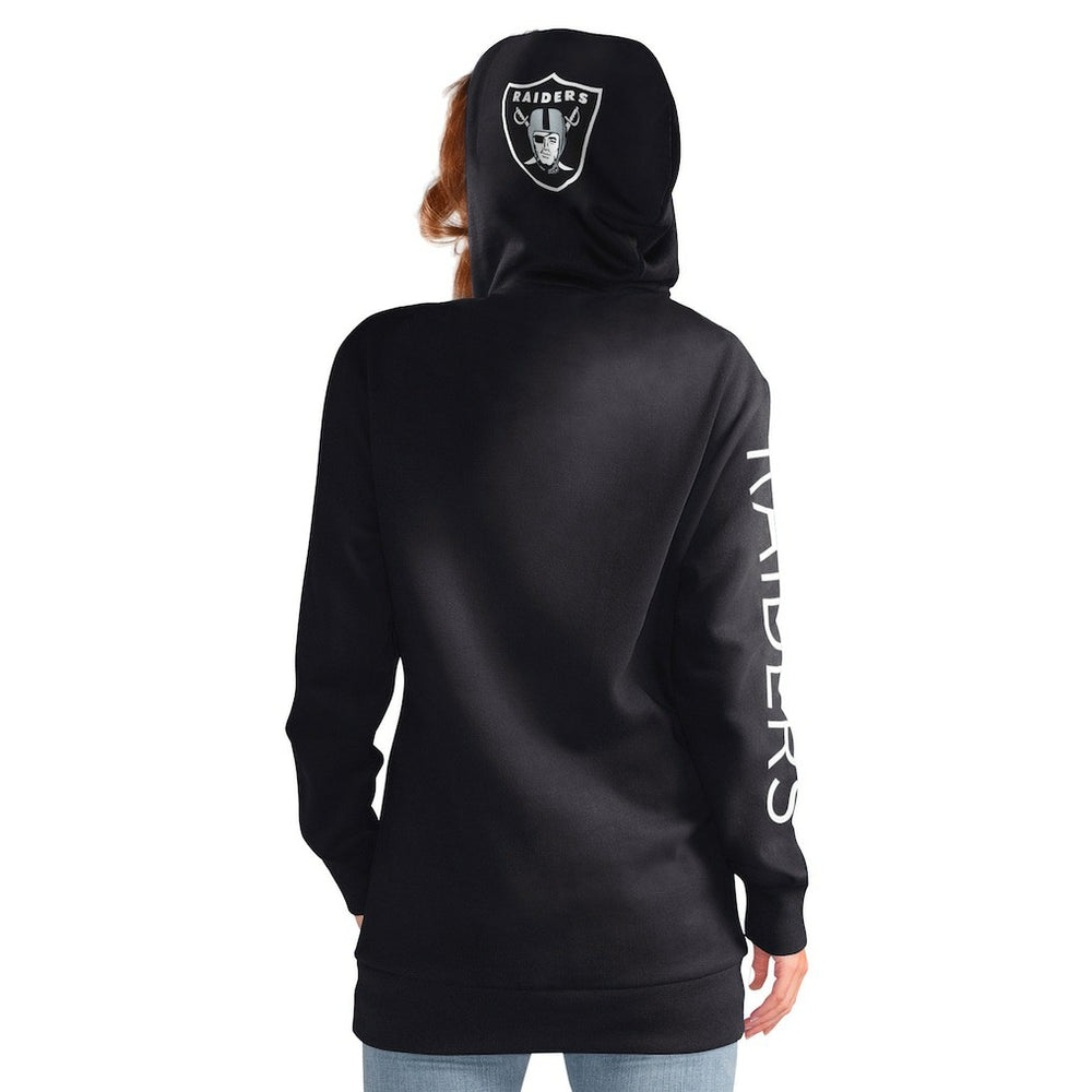 Las Vegas Raiders G-III 4Her by Carl Banks Women's Extra Inning Pullover Hoodie - Black outlet