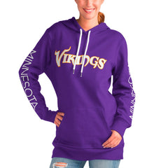 Minnesota Vikings G-III 4Her by Carl Banks Women's Extra Inning Pullover Hoodie - Purple online