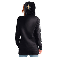 New Orleans Saints G-III 4Her by Carl Banks Women's Extra Inning Pullover Hoodie - Black outlet