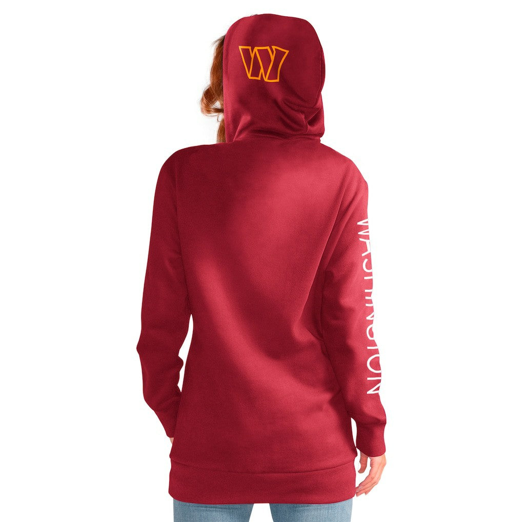 Washington Commanders G-III 4Her by Carl Banks Women's Extra Inning Pullover Hoodie - Burgundy on sale