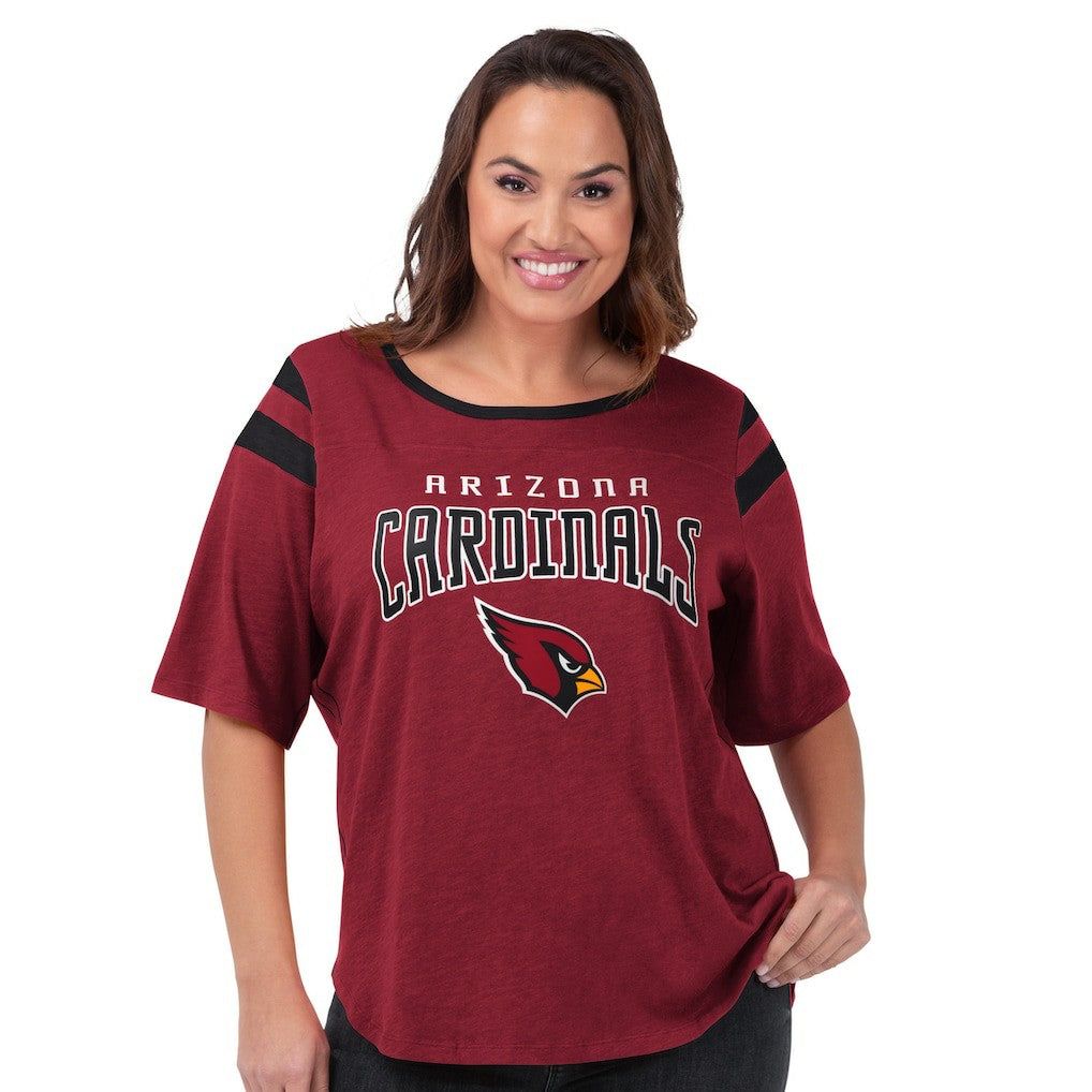 Arizona Cardinals G-III 4Her by Carl Banks Women's Plus Size Linebacker T-Shirt - Cardinal online