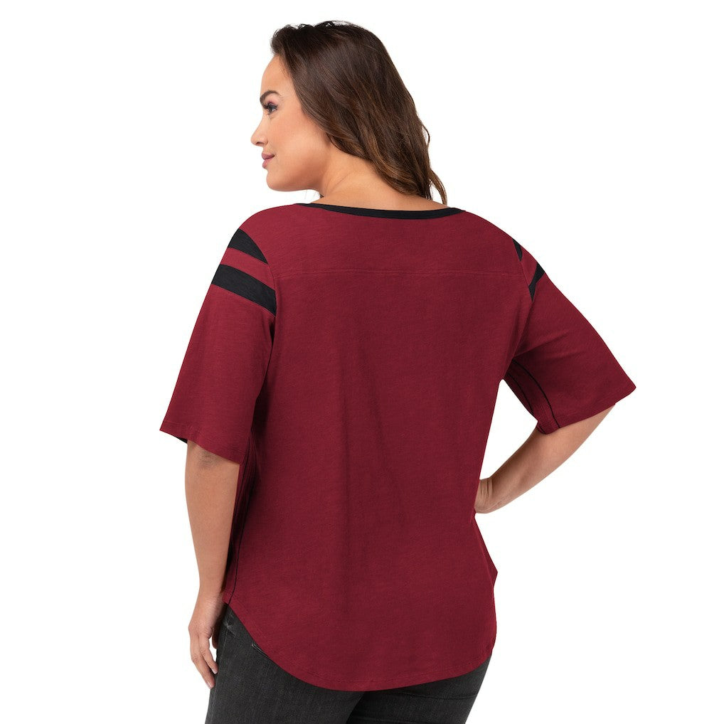 Arizona Cardinals G-III 4Her by Carl Banks Women's Plus Size Linebacker T-Shirt - Cardinal online