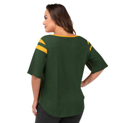 Green Bay Packers G-III 4Her by Carl Banks Women's Plus Size Linebacker T-Shirt - Green sale