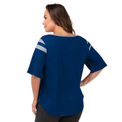 Indianapolis Colts G-III 4Her by Carl Banks Women's Plus Size Linebacker T-Shirt - Royal outlet