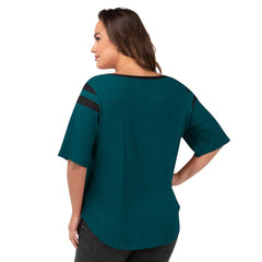 Philadelphia Eagles G-III 4Her by Carl Banks Women's Plus Size Linebacker T-Shirt - Green online