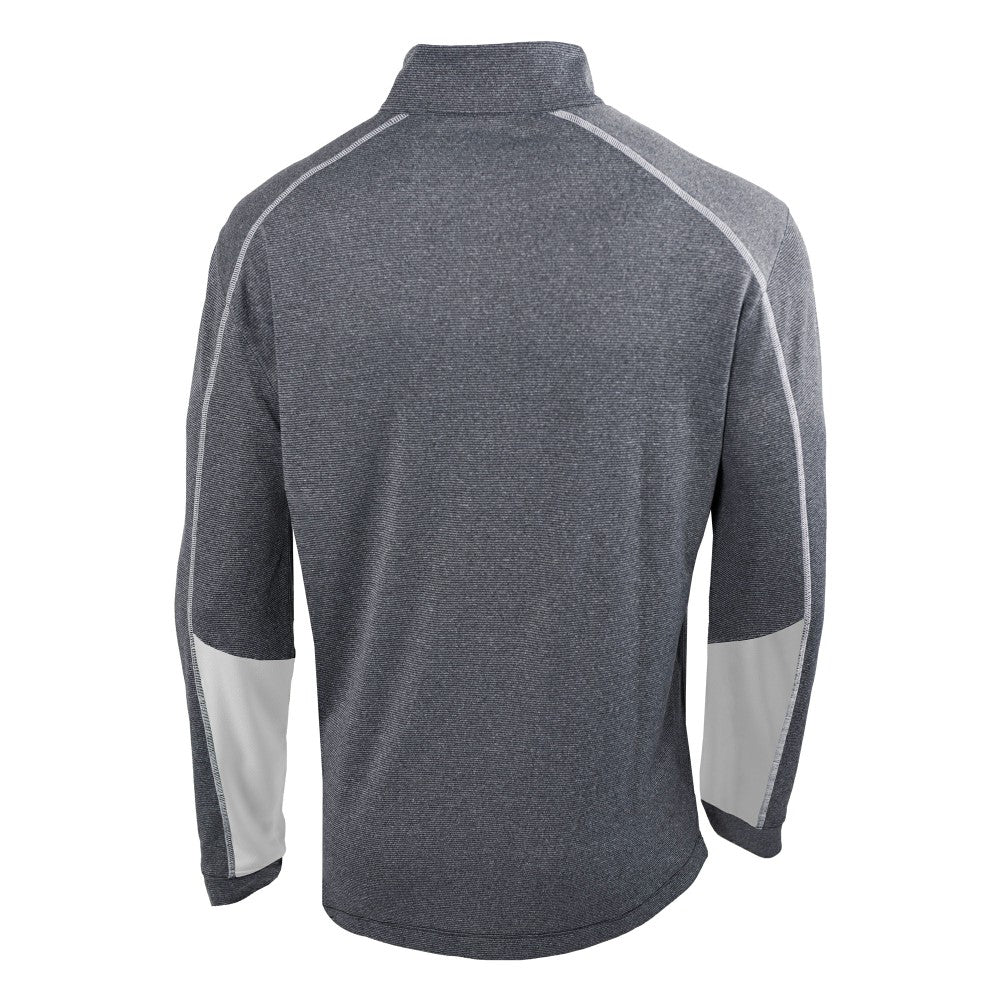 Milwaukee Brewers Omni-Wick Shotgun 2.0 Quarter-Zip Pullover Top Charcoal/White