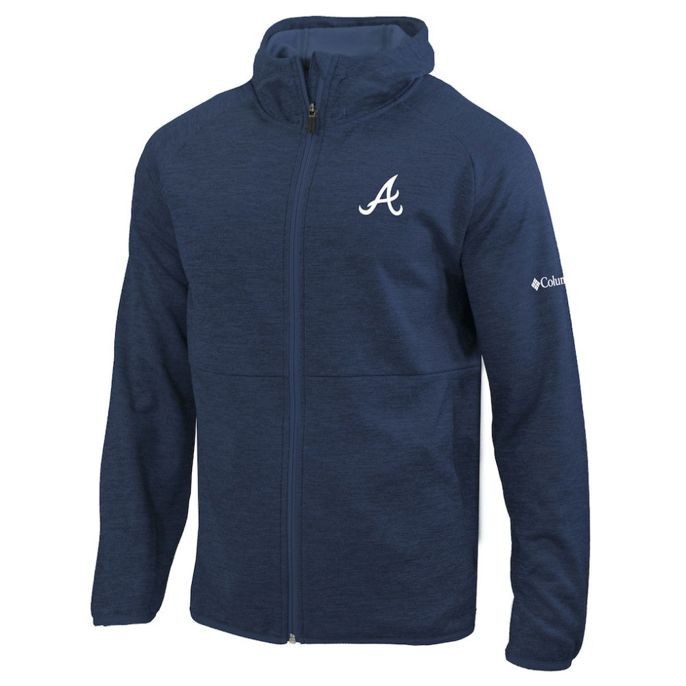 Atlanta Braves Omni-Wick It's Time Full-Zip Jacket Navy
