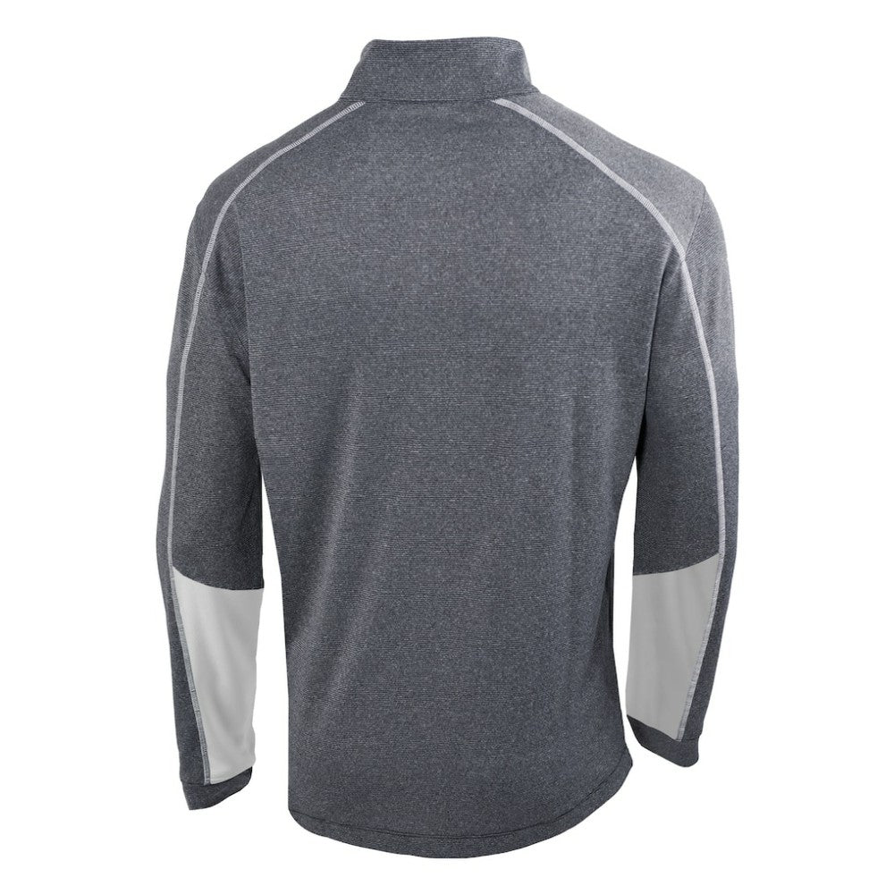 Seattle Mariners Omni-Wick Shotgun 2.0 Quarter-Zip Pullover Top Charcoal/White