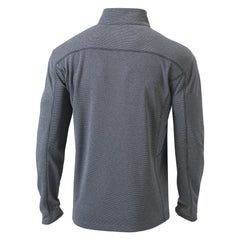 New York Mets Omni-Wick Shotgun Quarter-Zip Pullover Top Heather Gray