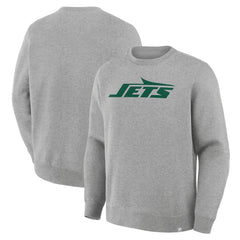 New York Jets Primary Logo Legacy Sweatshirt - Heather Gray on sale