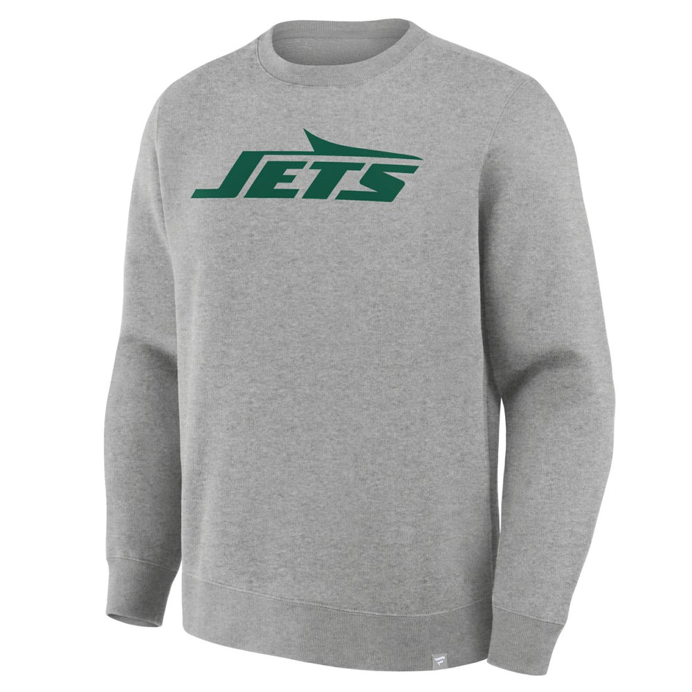 New York Jets Primary Logo Legacy Sweatshirt - Heather Gray on sale