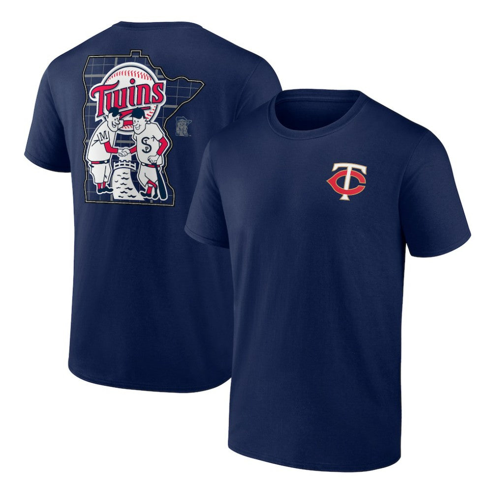 Minnesota Twins Hometown Collection Stadium Signage T-Shirt Navy