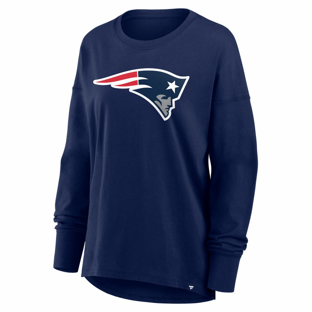 New England Patriots Women's Essential Long Sleeve T-Shirt - Navy for sale