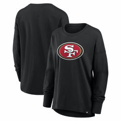 San Francisco 49ers Women's Essential Long Sleeve T-Shirt - Black outlet