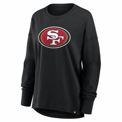 San Francisco 49ers Women's Essential Long Sleeve T-Shirt - Black outlet