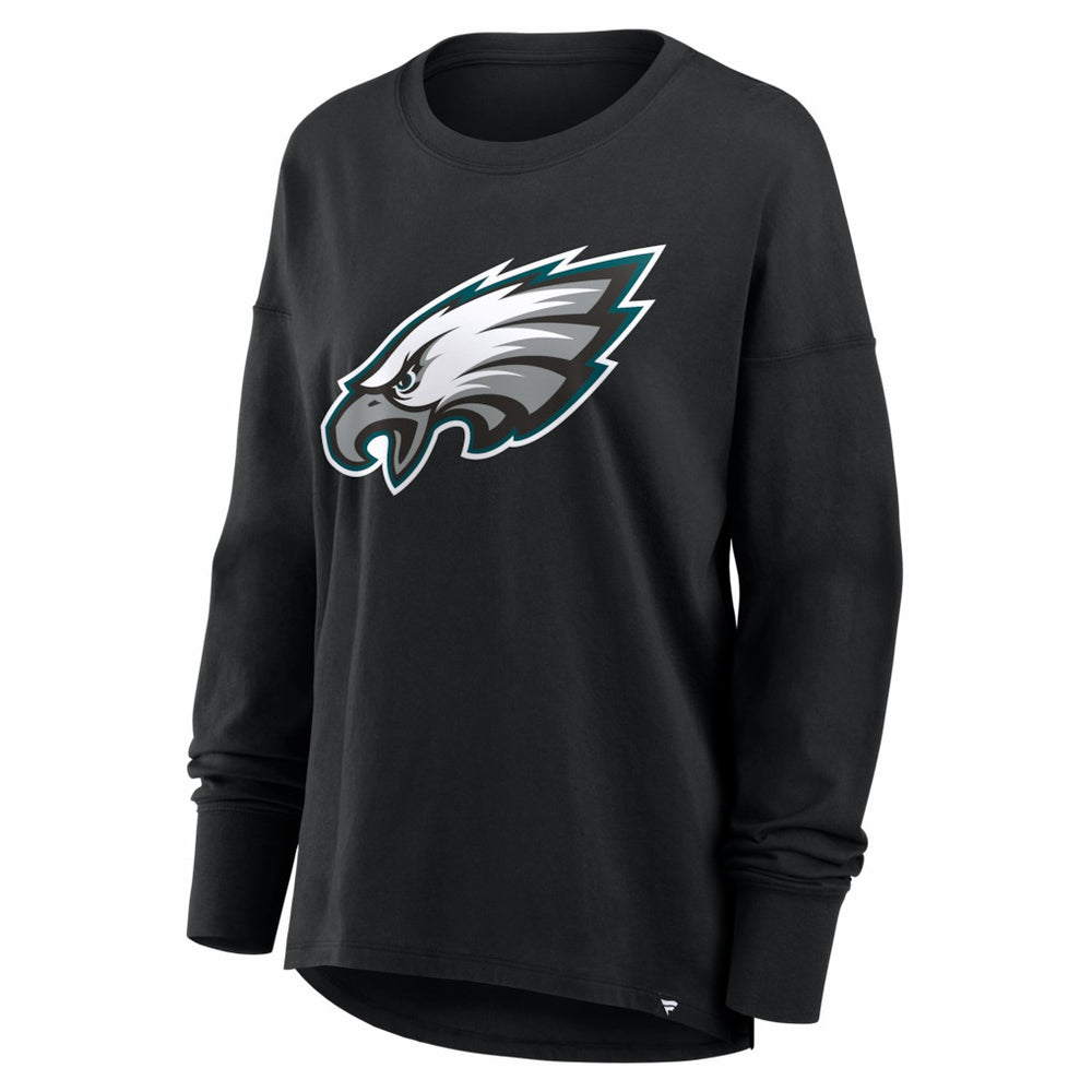 Philadelphia Eagles Women's Essential Long Sleeve T-Shirt - Black sale