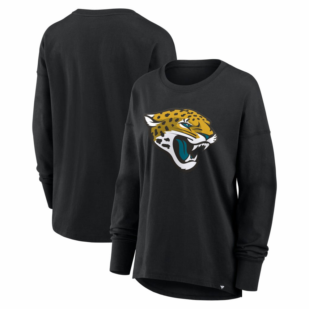 Jacksonville Jaguars Women's Essential Long Sleeve T-Shirt - Black on sale
