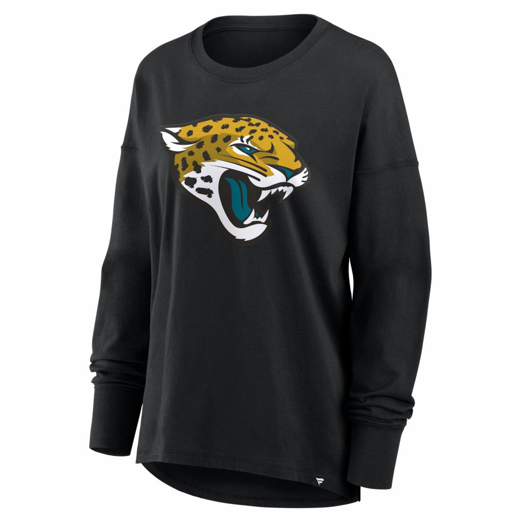 Jacksonville Jaguars Women's Essential Long Sleeve T-Shirt - Black on sale