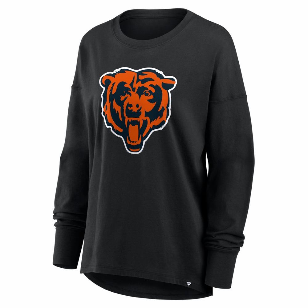 Chicago Bears Women's Essential Long Sleeve T-Shirt - Black on sale