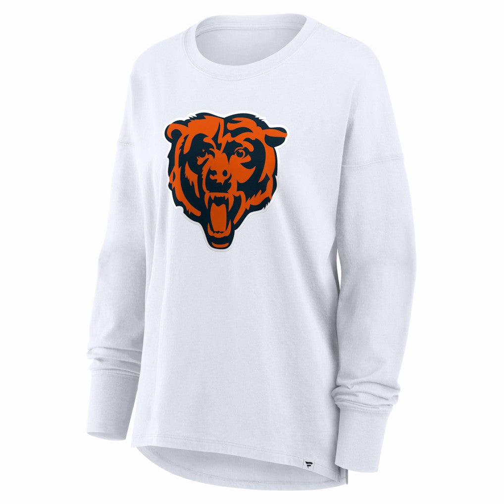 Chicago Bears Women's Essential Long Sleeve T-Shirt - White sale
