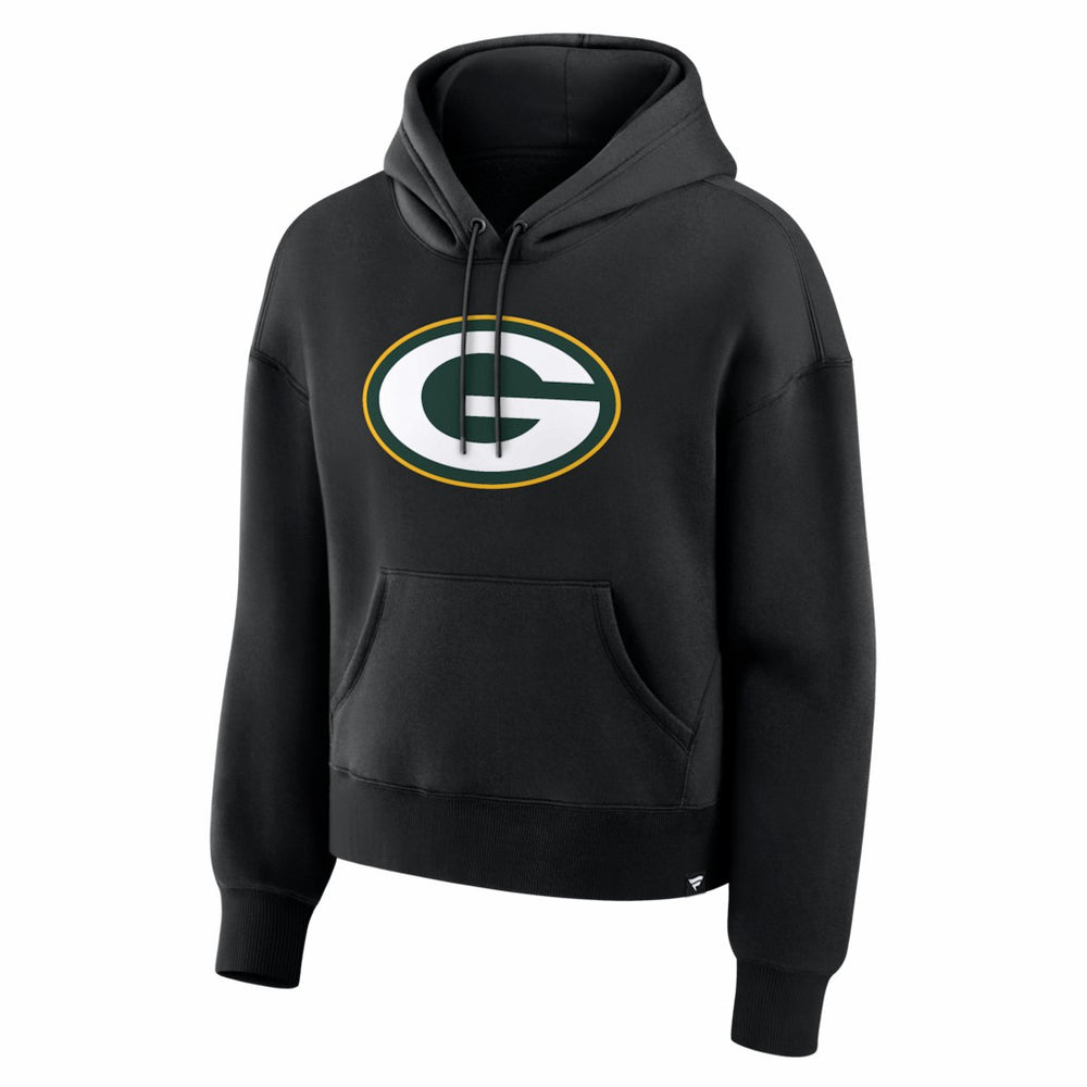 Green Bay Packers Women's Essential Legacy Hoodie - Black outlet