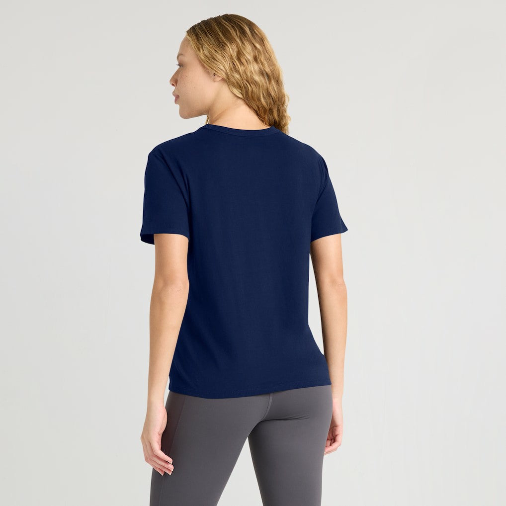 New England Patriots Women's Essential Legacy T-Shirt - Navy cheap