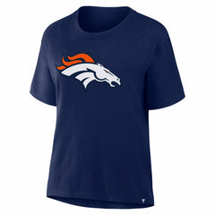 Denver Broncos Women's Essential Legacy T-Shirt - Navy sale