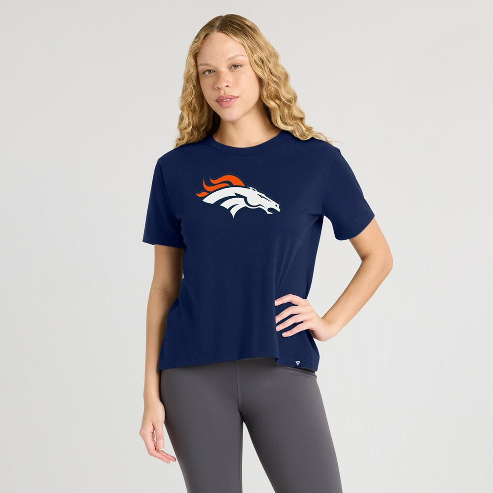 Denver Broncos Women's Essential Legacy T-Shirt - Navy sale
