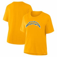 Los Angeles Chargers Women's Essential Legacy T-Shirt - Gold for sale