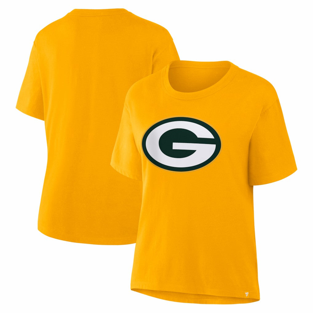 Green Bay Packers Women's Essential Legacy T-Shirt - Gold for sale